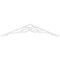 Ekena Millwork Pitch Bordeaux Architectural Grade PVC Gable Pediment, 36"W x 7 1/2"H x 1"P (5/12) GPP036X008X100BOR - alternate 3